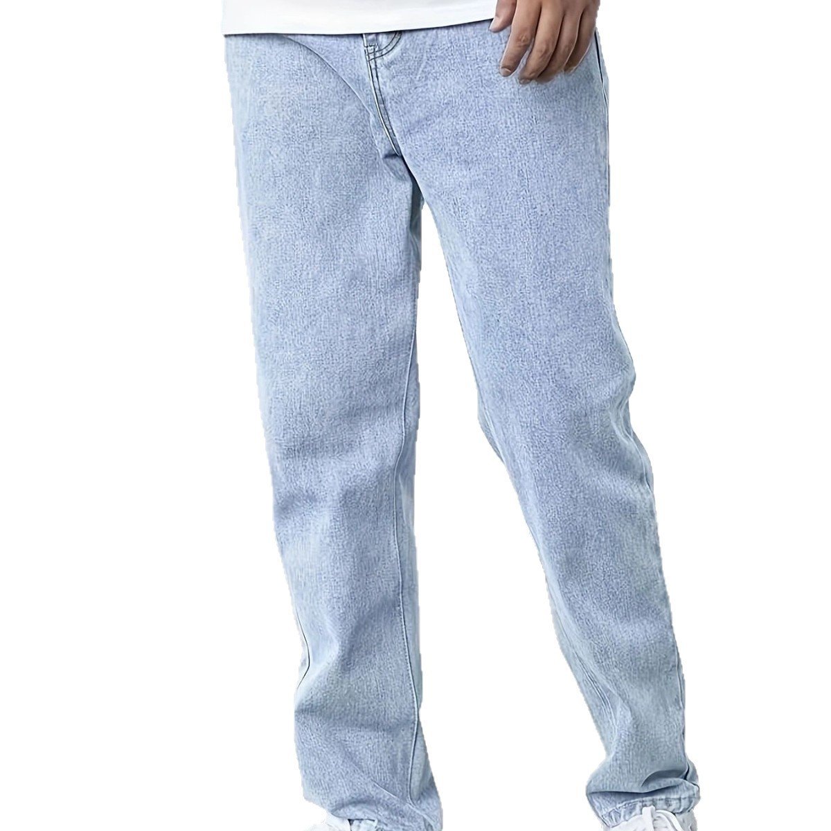 Youth Slim Jeans Men's Fashion Casual Men's Clothing - Image 2