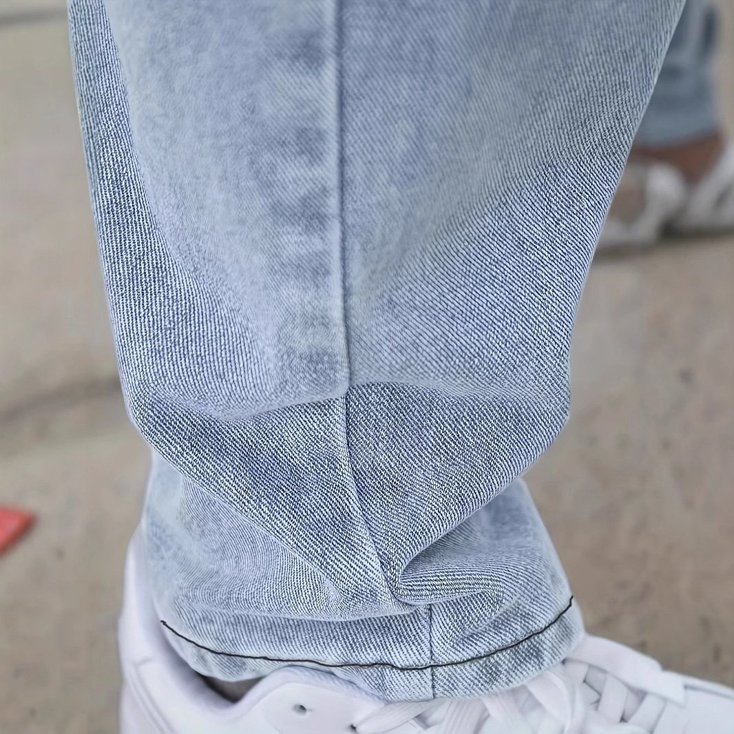 Youth Slim Jeans Men's Fashion Casual Men's Clothing - Image 5