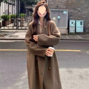 Woolen Women's Fashionable All-match Coat