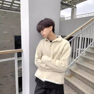 Men's Soft And Skin-friendly Knitted Sweater