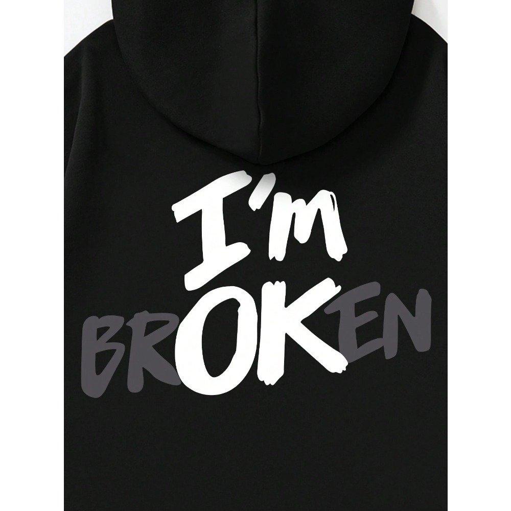 European Size Hoodie Im OK New Men's Hoodie Hip Ho - Image 3