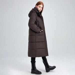 Women's Cotton-padded Long Over-the-knee Loose Thick Cotton Coat