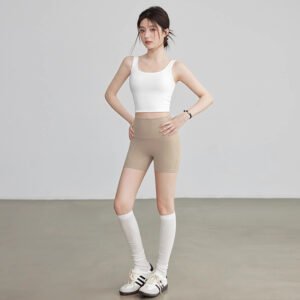 Yoga Shorts For Women High Top Sports Cycling Pants