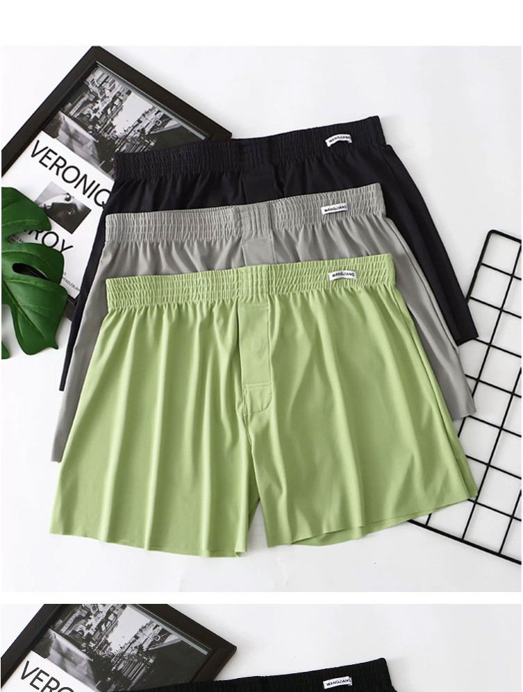Men's Ice Silk Underwear Plus Size Loose Boxer - Image 10