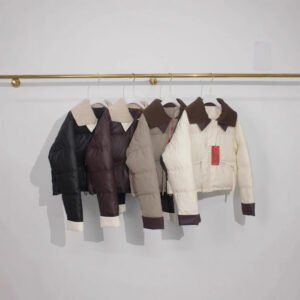 Short Down Jacket Female Winter Knitting