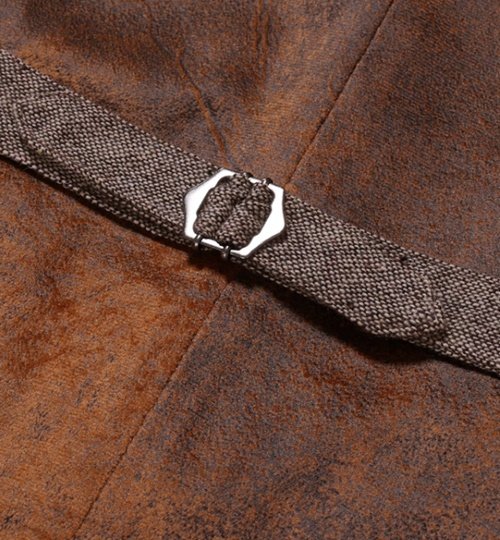 A Simple And Casual British Style Vest In Contrasting Colors For Men Without Straps - Image 7