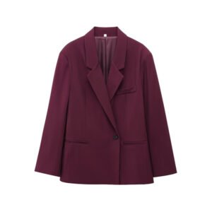 Double Breasted Loose-fitting Casual Suit Coat