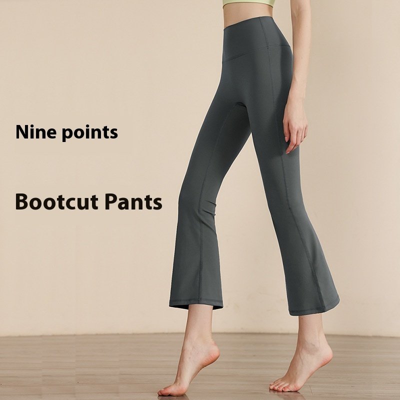 Wide Leg Yoga Pants Women's High Waist Stretch Fitness - Image 8