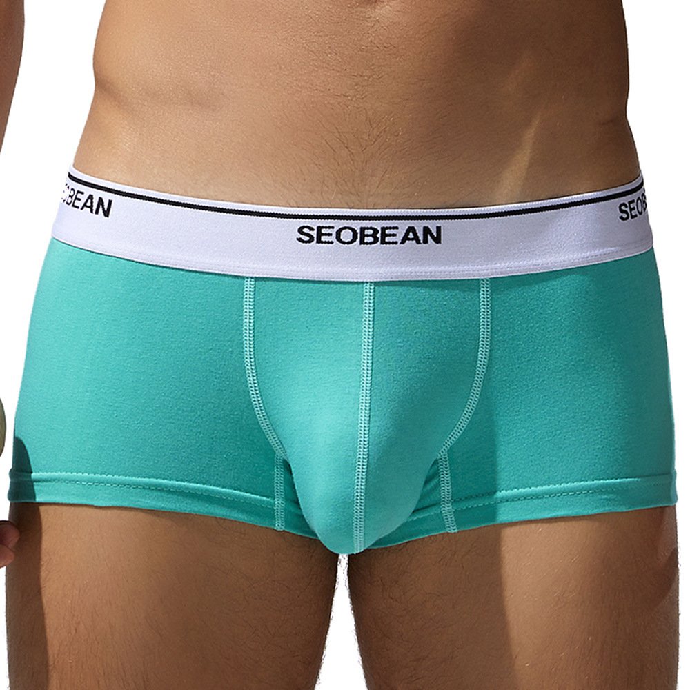 Men's Boxers Comfortable Breathable Cotton Low Waist - Image 3