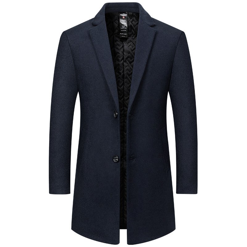 Autumn And Winter New Men's Woolen Coat - Image 5