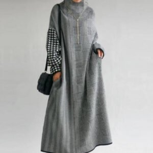 Autumn And Winter Loose Sweaters Dress For Women