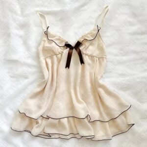 French Sweet Girl Slim Fit Backless Fashion Casual Sling