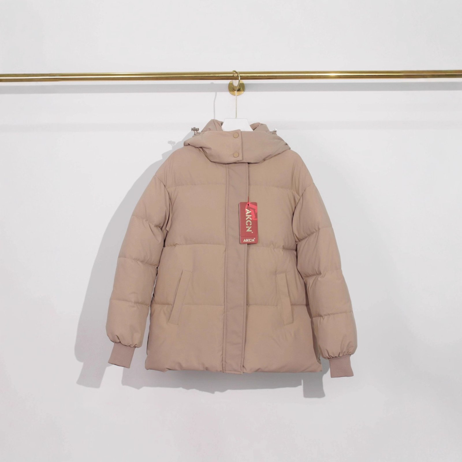 Hooded Korean Style Cotton Clothes Women's Short - Image 5