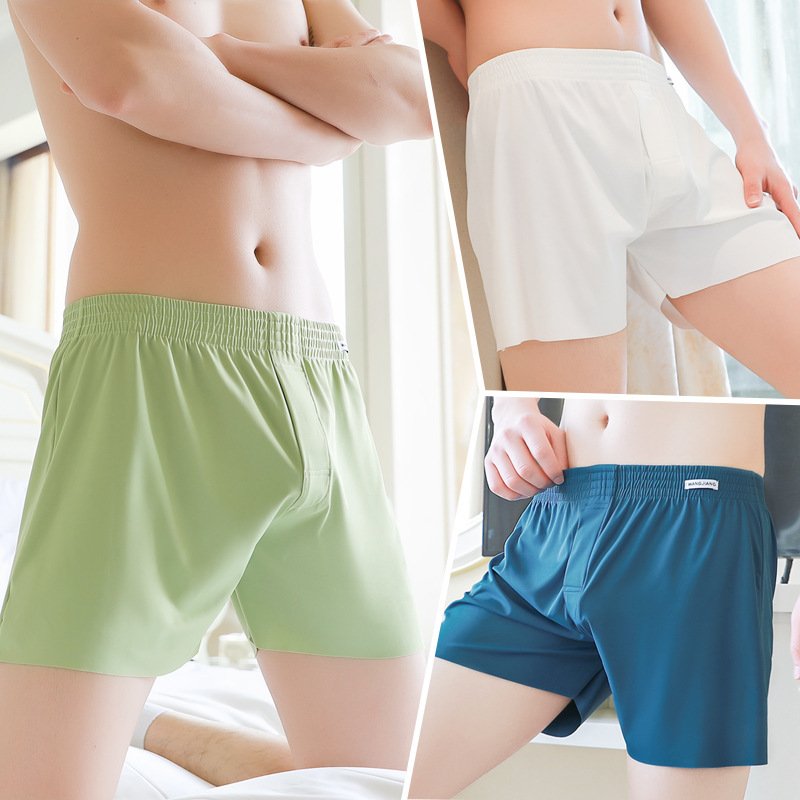 Men's Ice Silk Underwear Plus Size Loose Boxer - Image 9