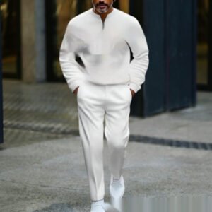 Men's Casual Half Access Control Zipper Set Supports Exclusive Customization