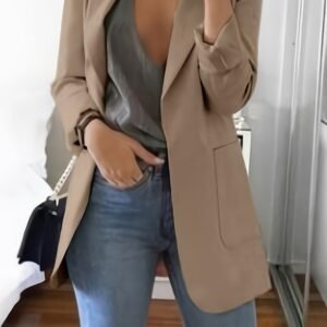 Lapel Slim Cardigan Temperament Blazer