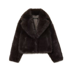 Artificial Fur Short Coat Jacket
