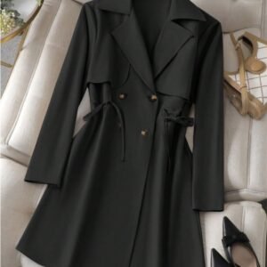 Women's Windbreaker With Drawstring Waist