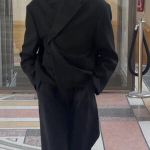 Casual Solid Color Oversized Blazers