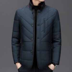 Winter Men's Short Coat Cold-proof High-end Cotton-padded Coat Men