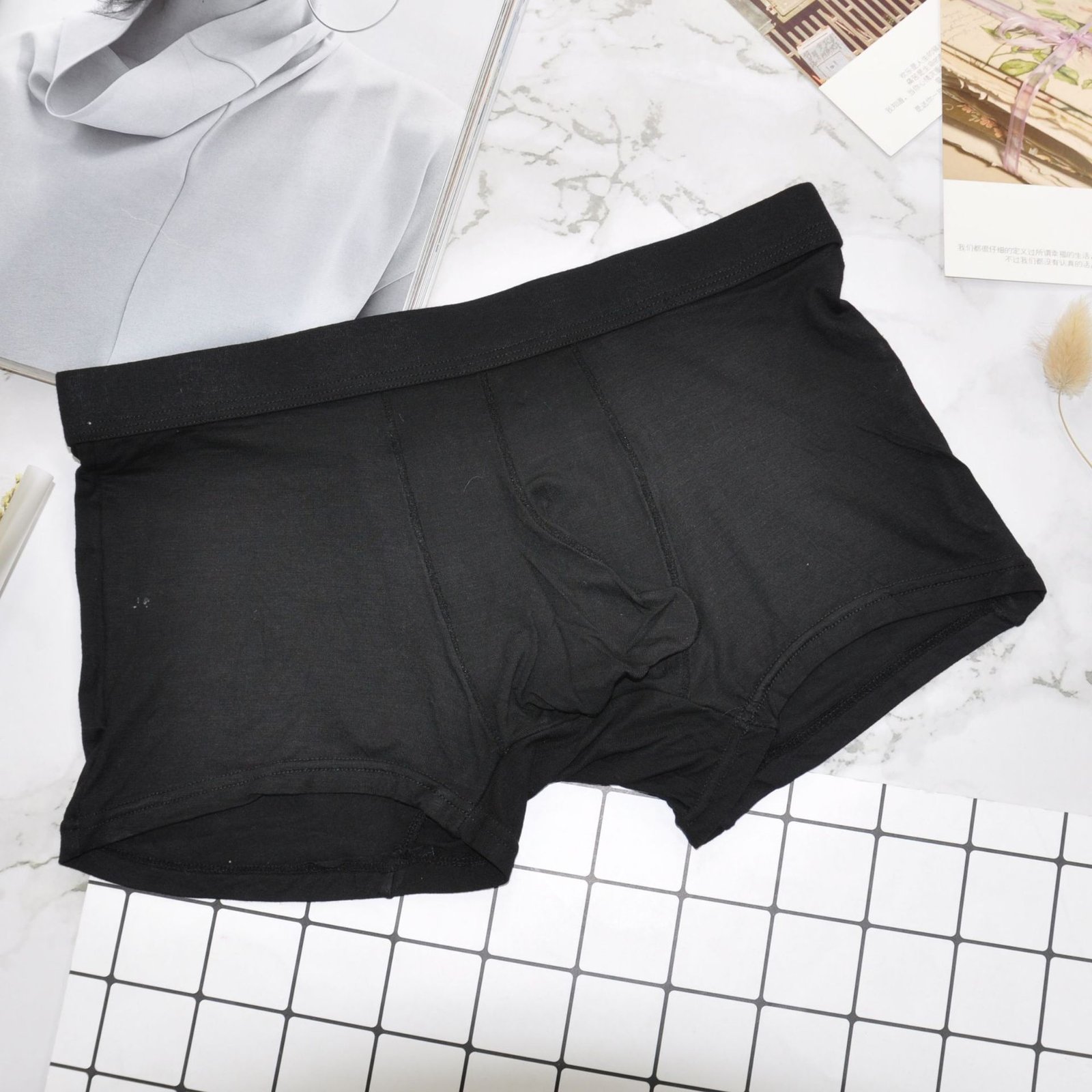 Modal Waist Breathable Boyshort Personality - Image 7
