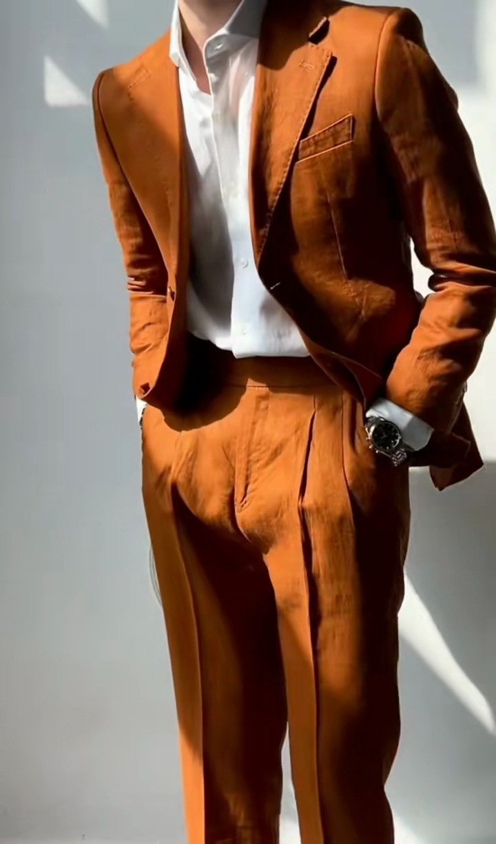 Casual And Lightweight Business Men's Trousers Top Suit - Image 6