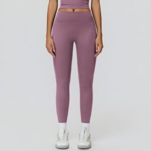 Brushed Yoga Pants High Top Sports Tight Trousers