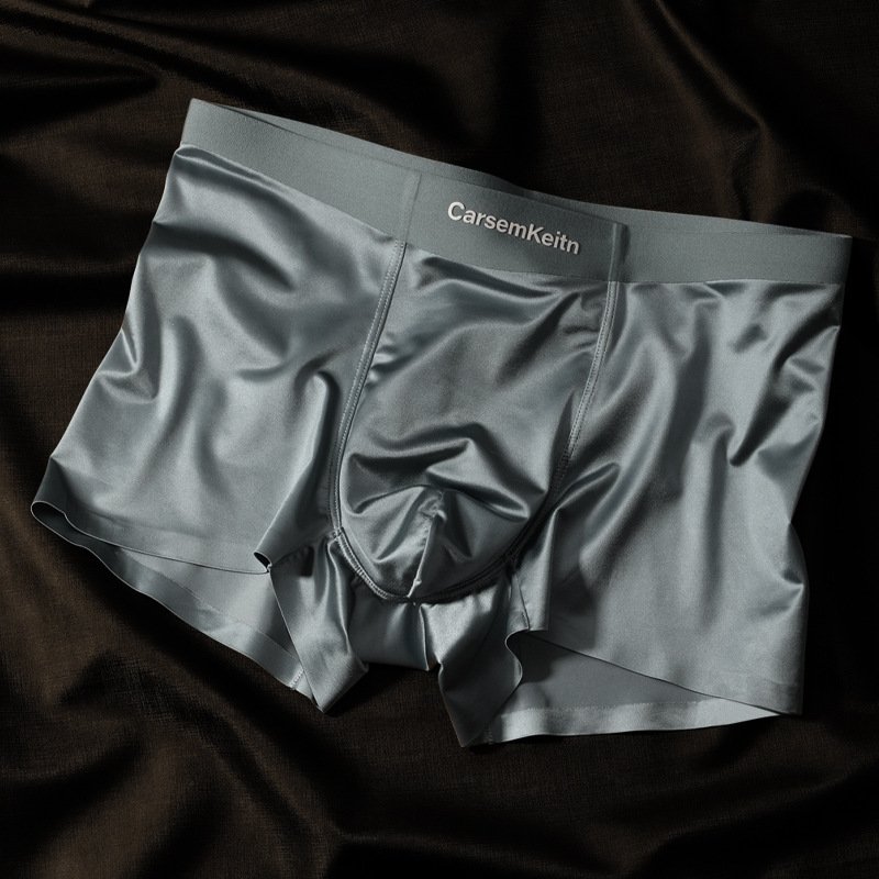 Men's Colorblock High-grade Ice Silk Underwear - Image 5