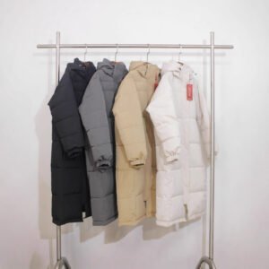 Long Below Knee Thickening Warm Cotton Coat