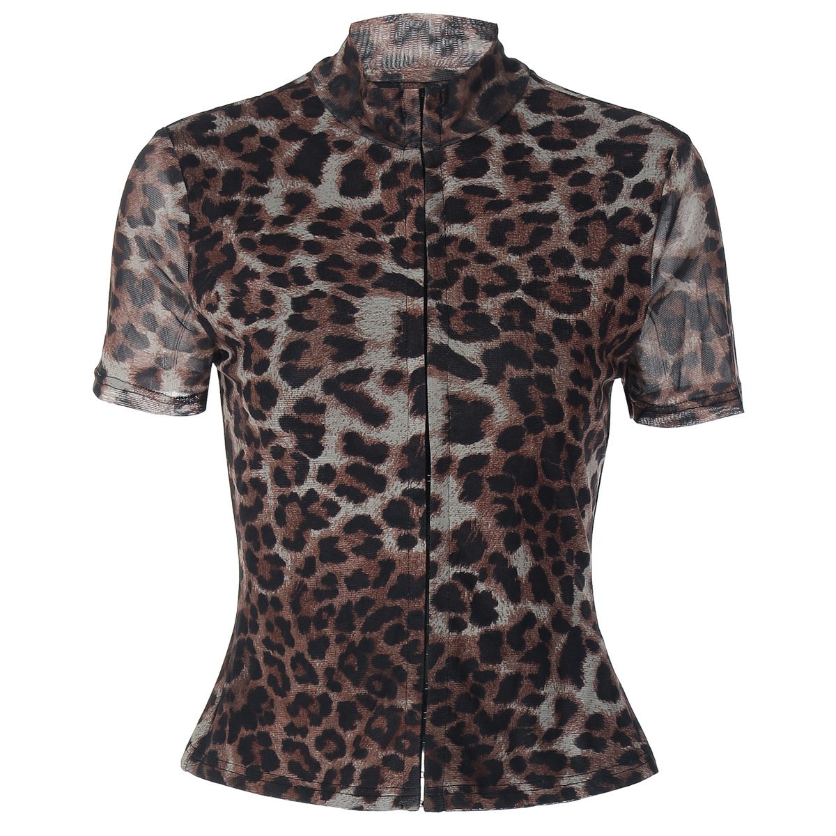 Fashion Hot Girl Printed Sexy Slim-fit Short-sleeved Women - Image 5